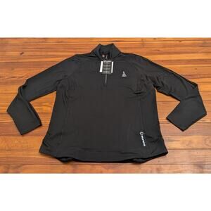 Sunice Black Womens Large 1/4 Zip Fleece